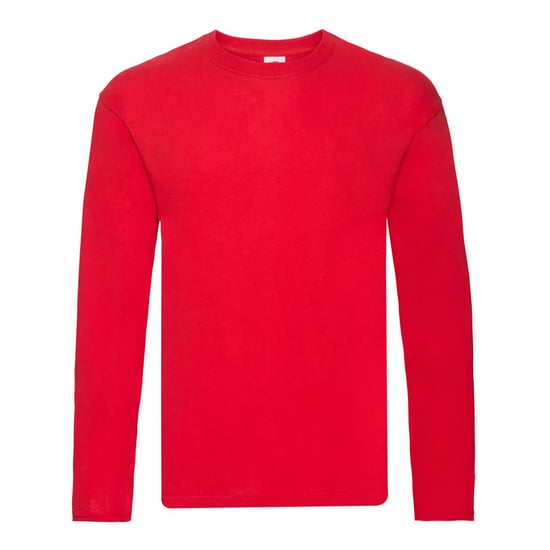 Fruit Of The Loom Mens R Long-Sleeved T-Shirt (Red) - Image 1