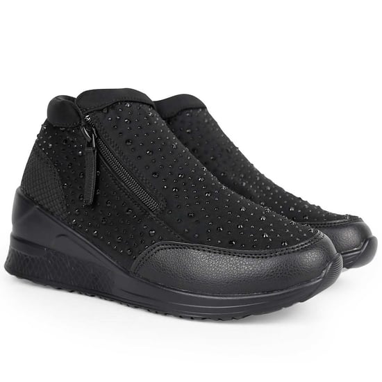 Confortable sneaker Montevita in Black