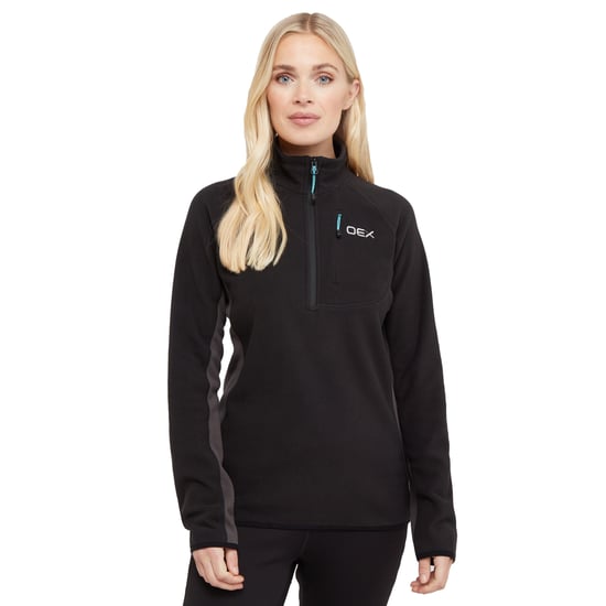 OEX Women's Ardmore Half Zip Fleece with Chest Pocket, Warm & Lightweight Mid-layer