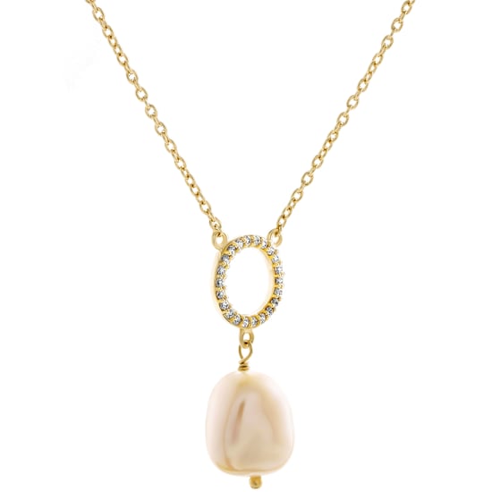 Orphelia 'Spa' Women's 925 Sterling Silver Pendant with Chain - Gold ZK-7575/G - Image 3