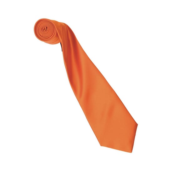 Premier Colours Collection Satin Tie (Terracotta) - Image 2