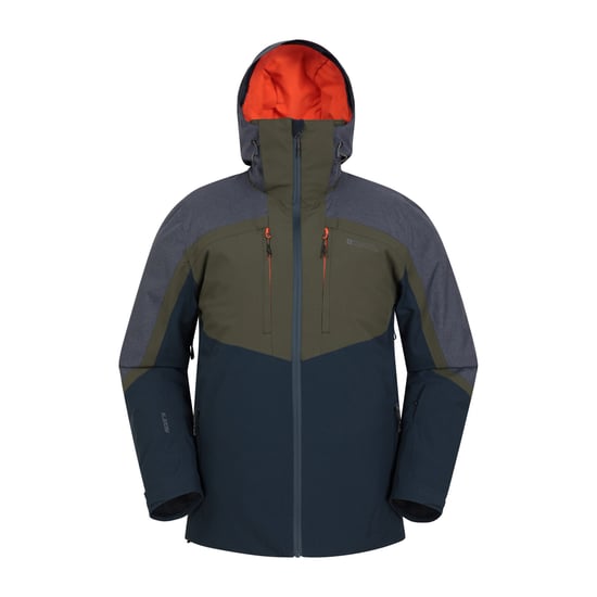 Mountain Warehouse Mens Anton Waterproof Ski Jacket (Khaki Green)