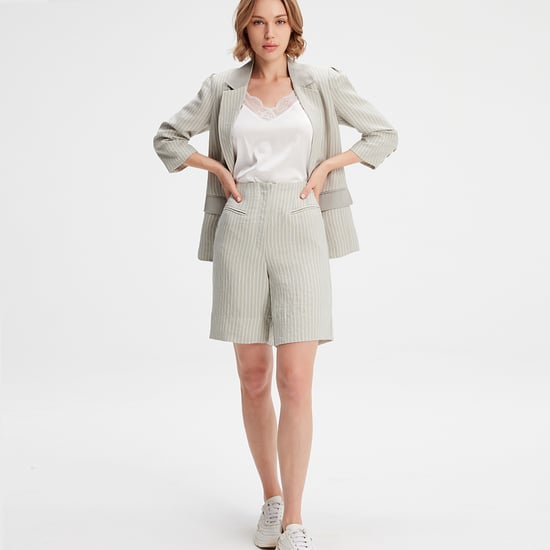 Striped straight shorts - Image 6