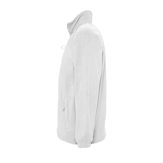 SOLS Mens North Full Zip Outdoor Fleece Jacket (White) - Image 3