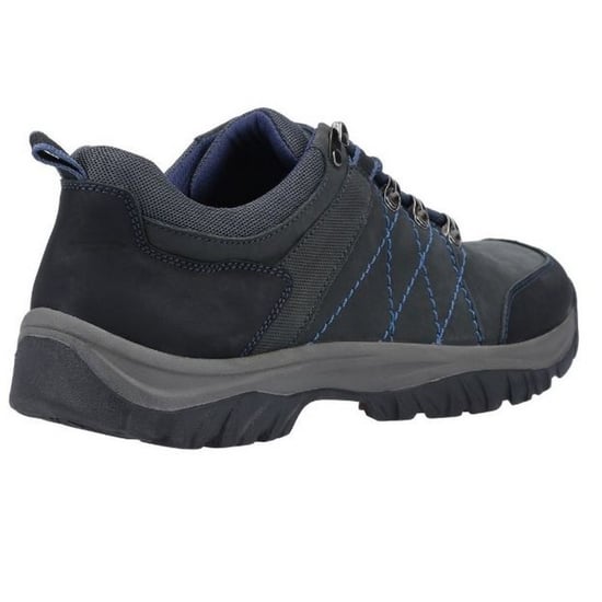 Cotswold Mens Toddington Lace Up Nubuck Leather Shoe (Navy) - Image 2