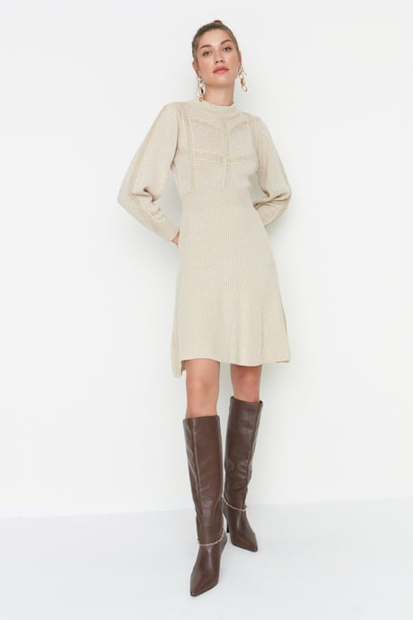 Trendyol Women's Crew neck A-line Dress - Image 1