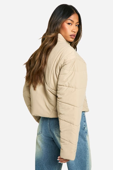 Seam Detail Puffer Jacket - Image 2