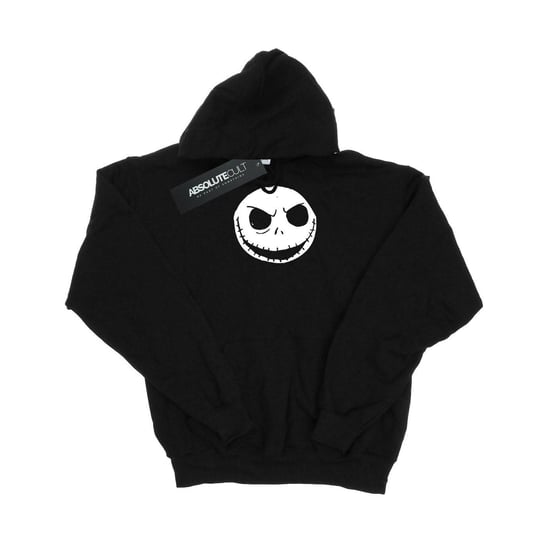 Disney Boys Nightmare Before Christmas Jack Skellington Face Hoodie (Black)
