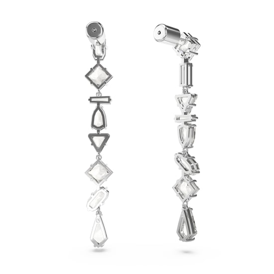 Swarovski 'Mesmera' Women's Base Metal Drop Earrings - Silver 5661687 - Image 5