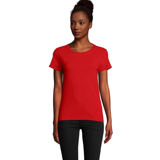 SOLS Womens/Ladies Pioneer T-Shirt (Red) - Image 1