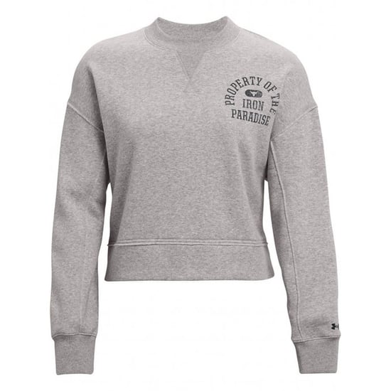 Under Armour Project Rock Suéter polar gris para mujer - Image 1