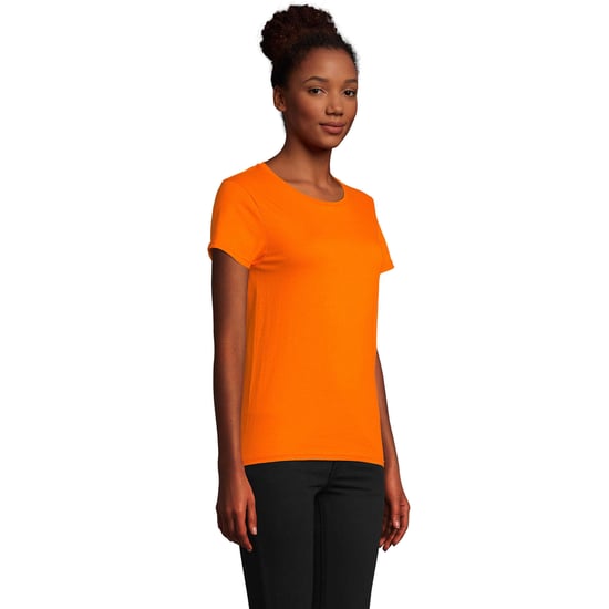 SOLS Womens/Ladies Pioneer T-Shirt (Orange) - Image 3