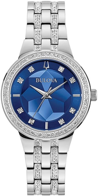 Bulova Phantom Crystal Women's Silver Watch 96L276 - Image 1