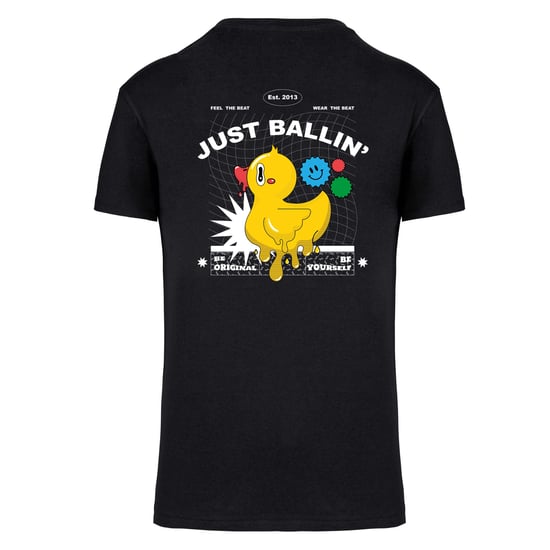 Ballin Est. 2013 Tee SS Backprint Duck Shirt Negro - Image 2