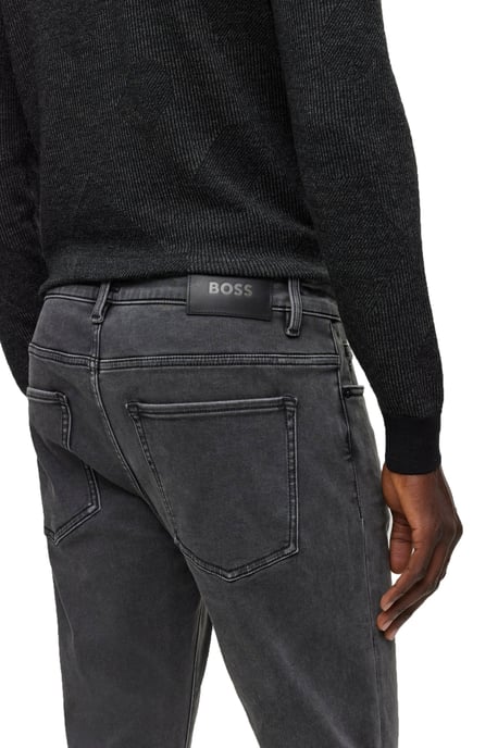 Boss Delaware3-1 Jeans Silver - Image 3