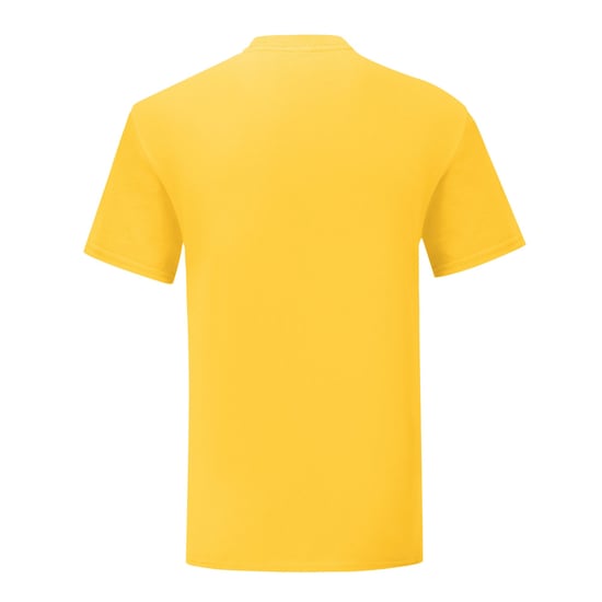 Fruit of the Loom Mens Iconic Premium Ringspun Cotton T-Shirt (Sunflower) - Image 2