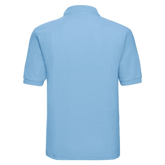 Russell Mens Classic Polycotton Polo Shirt (Sky) - Image 2