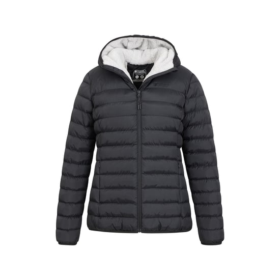 Mountain Warehouse Womens/Ladies Faux Fur Lined Padded Jacket (Black) - Image 5