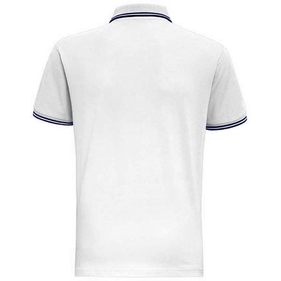 Asquith & Fox Mens Classic Fit Tipped Polo Shirt (White/ Navy) - Image 2