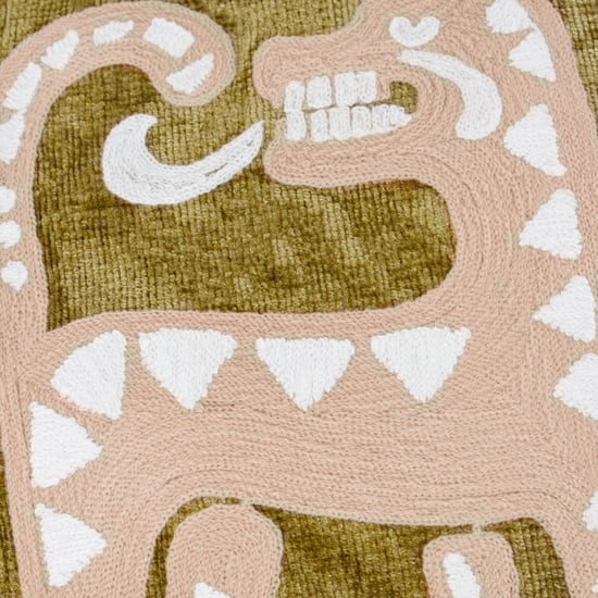 Funda de cojín de chenilla bordada de tigre Wylder Dynasty - Image 4