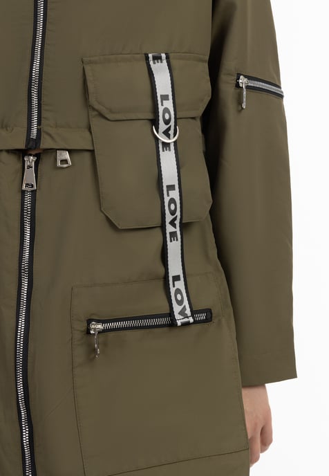 Mymo Coat women olive - Image 4
