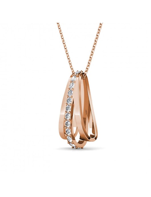 Colgantes Aurielle - Oro rosa y cristal - Image 3