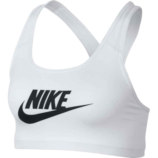 Sujetador deportivo de entrenamiento blanco con logo Swoosh de Nike - Image 1
