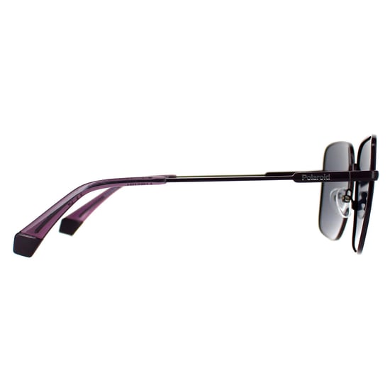 Polaroid Square Womens Violet Grey Gold Polarized PLD 6194/S/X