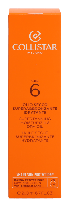 Collistar Supertanning Moisturizing Dry Oil SPF6 200ml - Image 2