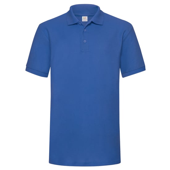 Fruit of the Loom Mens Polycotton Pique Heavy Polo Shirt (Royal Blue) - Image 1