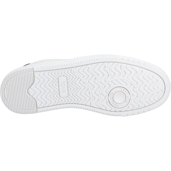 TOMS TRVL Lite Court Leather Men's White/Black Trainers - Image 3
