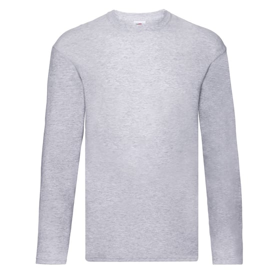 Fruit Of The Loom Mens R Long-Sleeved T-Shirt (Heather Grey) - Image 1
