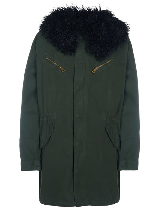 Zadig Voltaire Chaqueta Kidea Coton Lave Eagle Caqui - Image 3