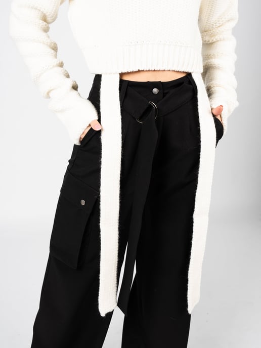 Pantalón La Haine Inside Us LW597 Mujer Negro - Image 6