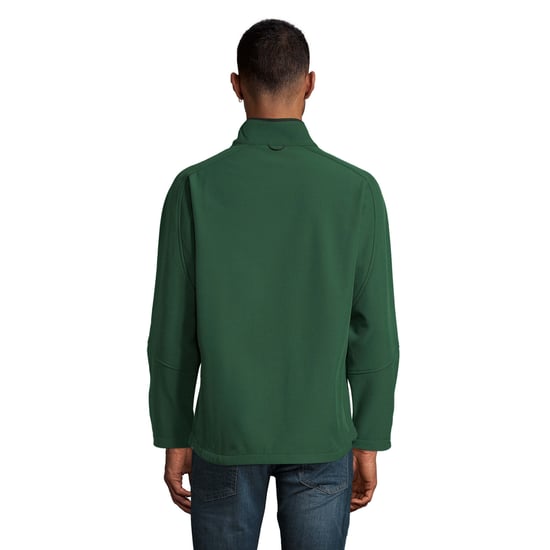 SOLS Mens Relax Soft Shell Jacket (Bottle Green) - Image 2