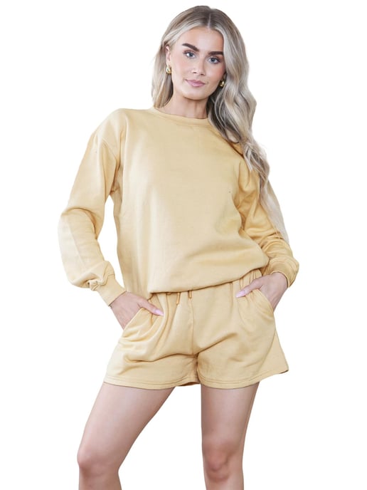Kruze | Conjunto de chándal de sudadera y pantalón corto para mujer - Image 4