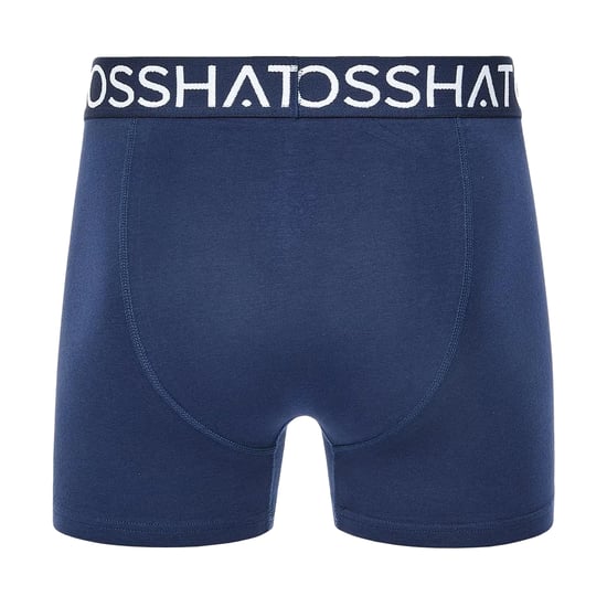 Crosshatch Mens Bresler Boxer Shorts (Pack of 3) (Navy) - Image 3