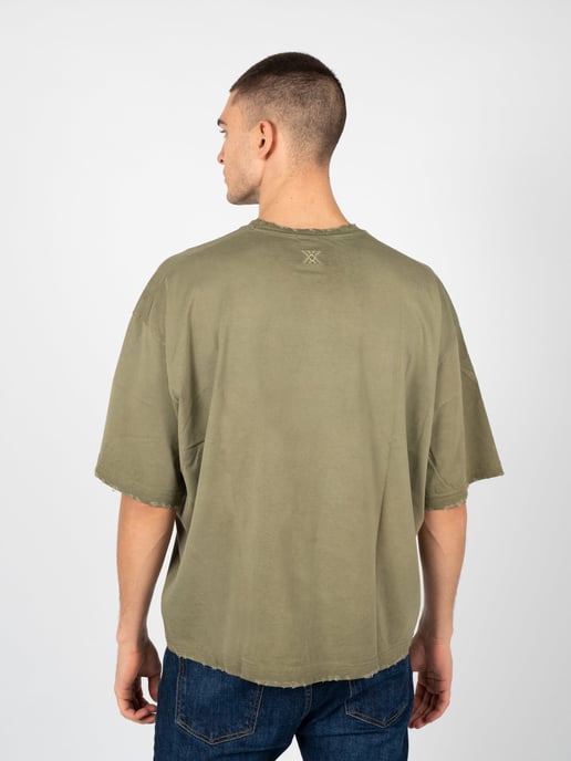 Xagon T-shirt LTM99 del hombre verde - Image 4
