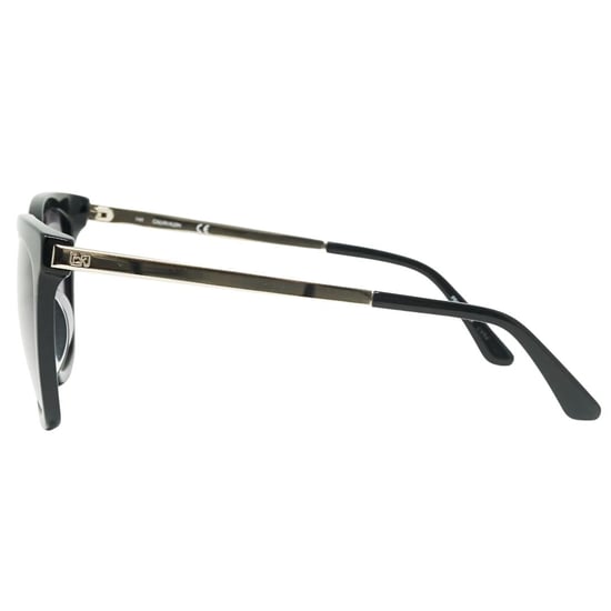 Gafas de sol negras con lentes degradados grises de Calvin Klein - Image 3