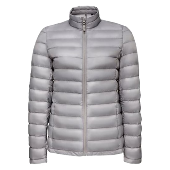 SOLS Womens/Ladies Wilson Lightweight Padded Jacket (Metal Grey) - Image 1