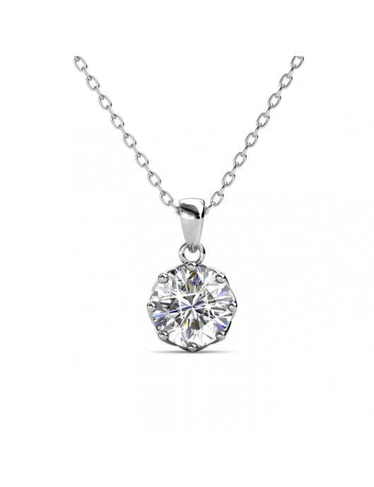 Colgantes Lily - Plata y Cristal - Image 1