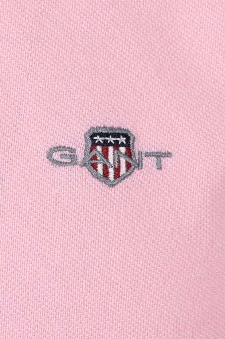 Gant Reg Shield Ss Pique Polo Shirt California Pink