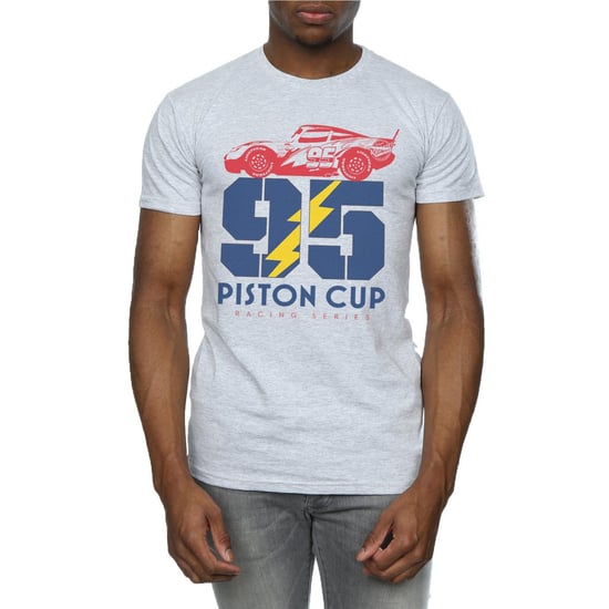 Disney Mens Cars Piston Cup 95 T-Shirt (Sports Grey)
