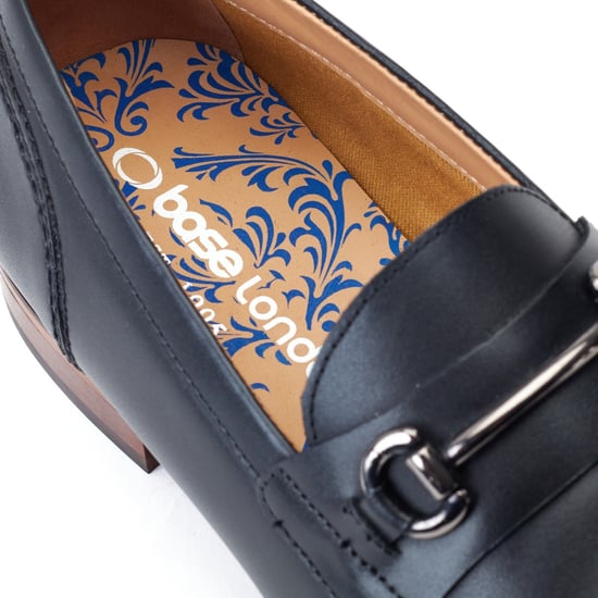 Base London Russo Leather Men's Black Loafers - Image 6