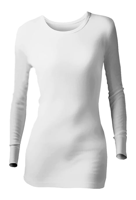 Heat Holders - Ropa interior térmica de manga larga para mujer - Blanca - Image 1