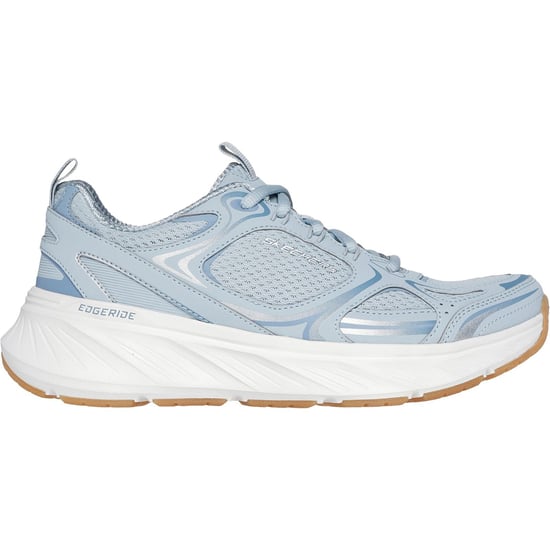 Skechers Edgeride Silver Eclipse Synthetic Women's Blue Trainers - Image 2