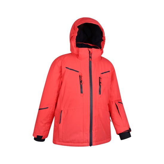 Mountain Warehouse Childrens/Kids Slalom Extreme Waterproof Ski Jacket (Fiery Coral) - Image 4