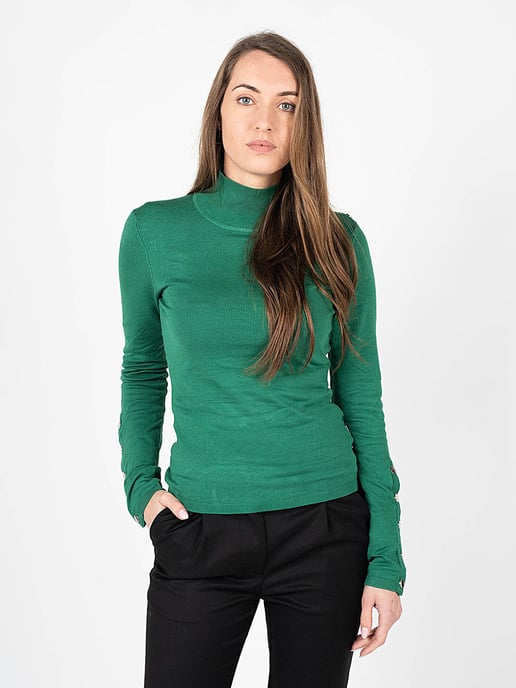 Silvian Heach Suéter de mujer verde - Image 3