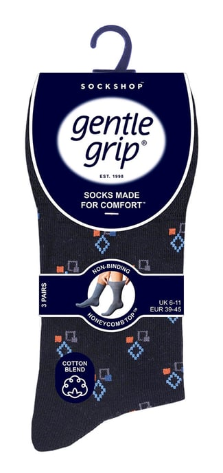 Gentle Grip - Calcetines no elásticos Gentle Grip 6 pares para hombre - SOMRJ582 - Image 2