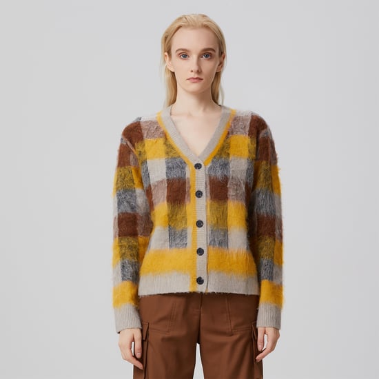 Check pattern cardigan - Image 4